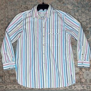 MARELLA Sport‎ Vibrant Striped Button Down Shirt - size 6